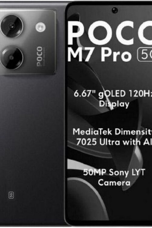 Smartphone Xiaomi POCO M7P 5G 8-256 BK Octa Core 8 GB RAM 256 GB Nero