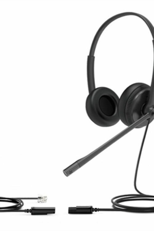 Auricolari con Microfono Yealink YHS34LITEDUAL Nero
