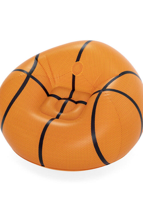 Bestway Poltrona Gonfiabile Gigante Basket 114x112x66 cm +6 Anni Interno e Giardino 75103