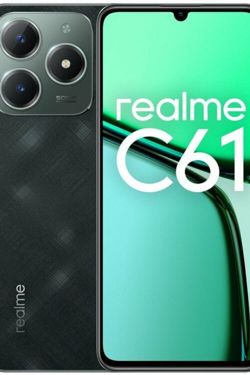 Smartphone Realme C61 6,7″ Unisoc 6 GB RAM 256 GB Nero Verde