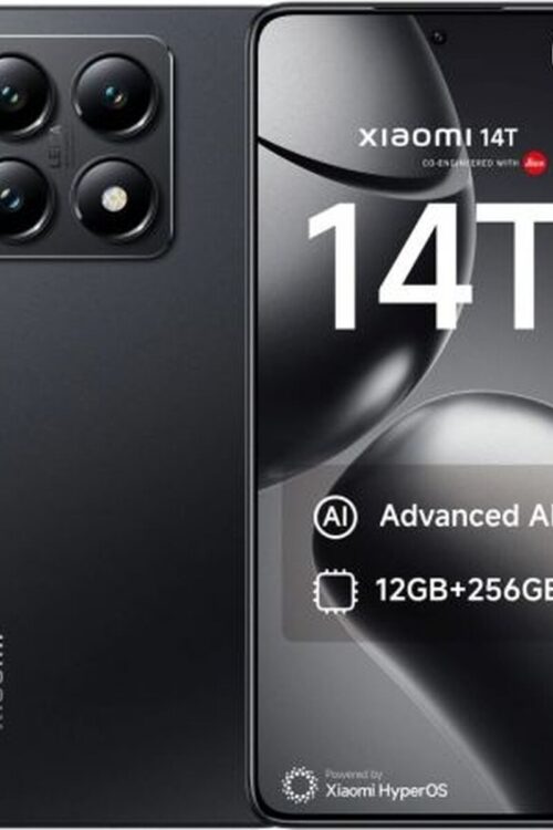 Smartphone Xiaomi 14T 12-256 BK Octa Core 12 GB RAM 256 GB Nero 6,67″