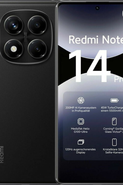 Smartphone Xiaomi REDMI NOTE 14 PRO 6,7″ 8 GB RAM 256 GB Nero