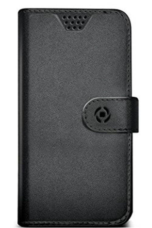 Custodia per Cellulare Celly WALLYUNILBK Nero Universal