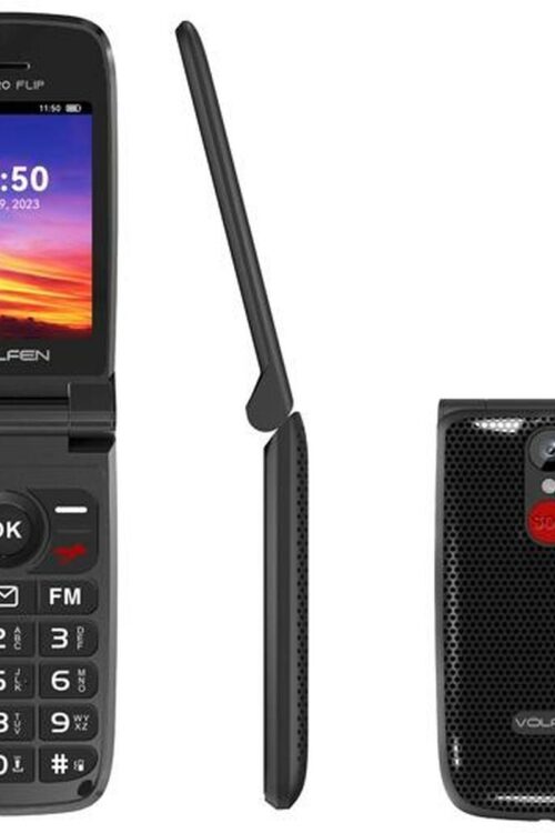 Telefono Cellulare Volfen ASTRO FLIP 2,8″ 32 GB Nero