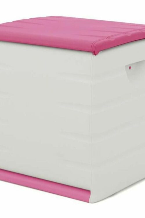Forziere Plastiken 60 x 61 x 53 cm Beige Fucsia Plastica