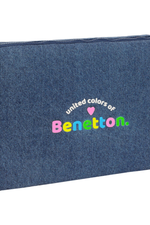 Custodia per Portatile Benetton Denim Azzurro 15,6” 39,5 x 27,5 x 3,5 cm