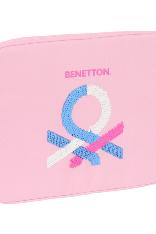 Custodia per Portatile Benetton Pink Rosa 15,6” 39,5 x 27,5 x 3,5 cm