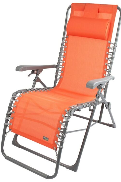 Lettino Aktive textilene Arancio 160 x 76 x 52 cm