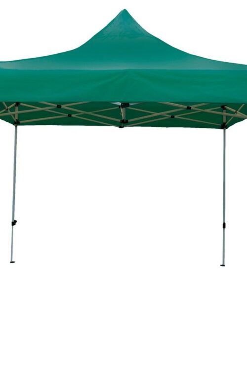 Gazebo Aktive Pieghevole Altezza regolabile Acciaio Poliestere 420D Oxford Verde 300 x 320 x 300 cm