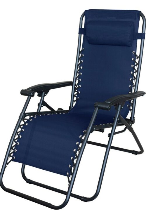 Lettino Aktive Azzurro 52 x 102 x 68 cm