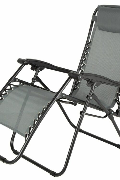 Lettino Aktive Grigio scuro 52 x 102 x 68 cm
