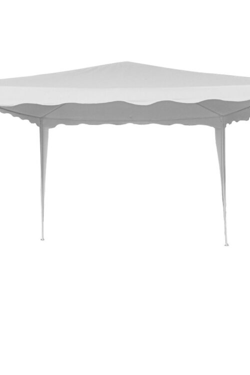 Gazebo Aktive 300 x 250 x 300 cm Acciaio Bianco Plastica