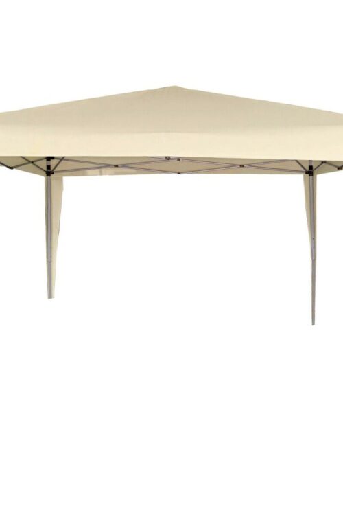 Gazebo Aktive 300 x 240 x 300 cm Acciaio Crema Plastica