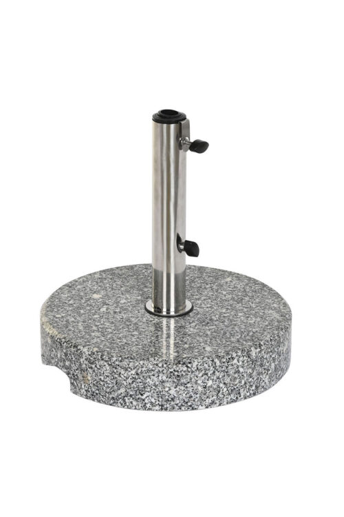 Base per Ombrellone DKD Home Decor Grigio Acciaio inossidabile Granito (38 x 38 x 41 cm)