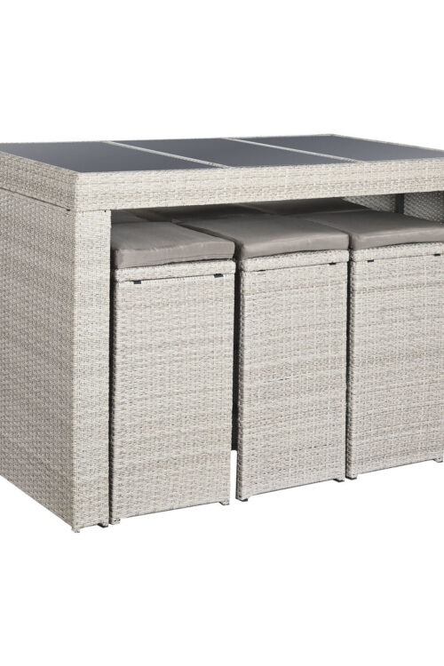 Tavolo con 6 sedie DKD Home Decor 143 x 80 x 100 cm