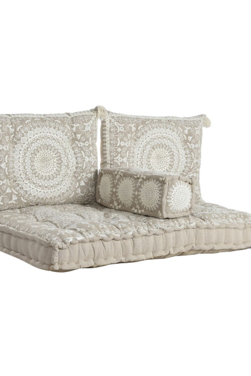 Poltrona da giardino DKD Home Decor Beige 155 x 76 x 65 cm
