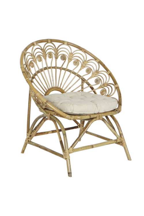 Poltrona da giardino DKD Home Decor Bianco Marrone 75 x 50 x 90 cm 80 x 66 x 89 cm 84 x 70 x 90 cm