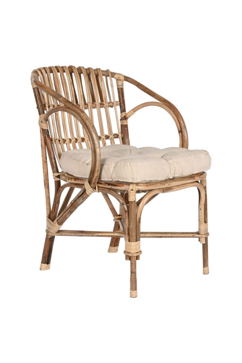 Sedia da giardino Home ESPRIT Bambù Rattan 58 x 65 x 85 cm