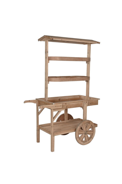 Carrello da Giardino Home ESPRIT Naturale 108 x 53 x 167 cm