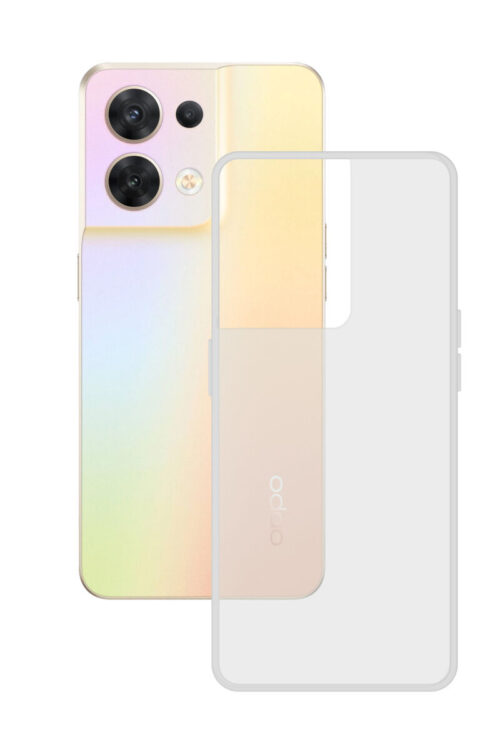 Custodia per Cellulare KSIX oppo reno 8 lite 5g Trasparente OPPO