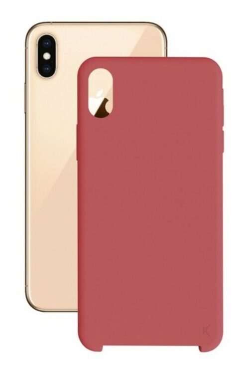 Custodia per Cellulare iPhone XS Max KSIX Soft Rosso