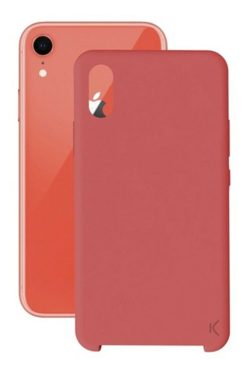 Custodia per Cellulare iPhone XR KSIX Soft Rosso