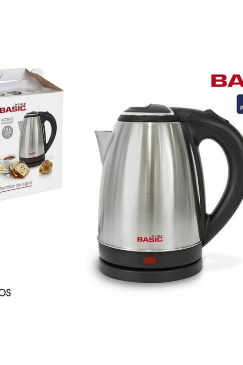 Bollitore d’Acqua Elettrico con Luce LED Basic Home 1500 W (1,8 L)