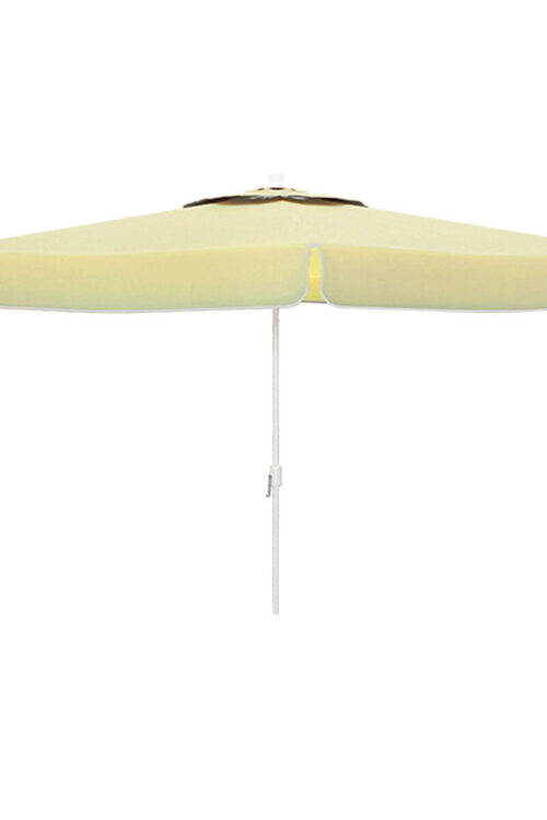 Marbueno Ombrellone Alluminio 8 Stecche D270 cm Poliestere Bianco Giardino, Piscina e Terrazza 10182
