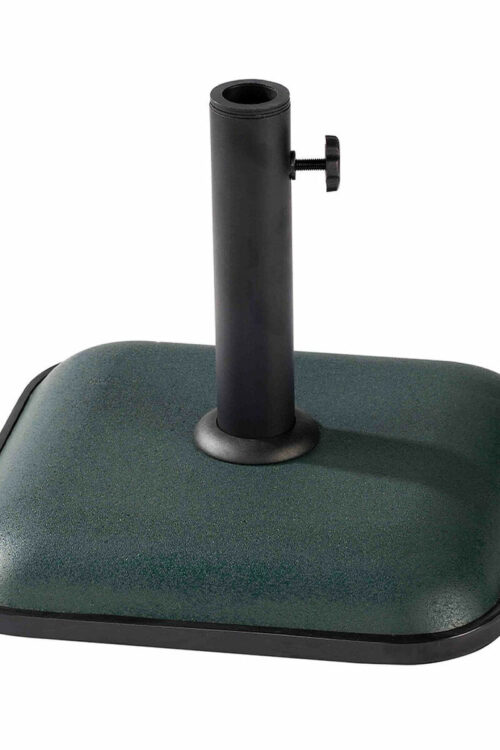 Marbueno Base Ombrellone Quadrato Cemento 35X35X5,2 cm 11KG Verde Giardino 10456
