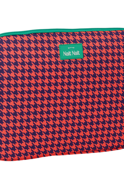 Custodia per Portatile Nait Nait Pata de gallo coral Corallo 34 x 25 x 2 cm