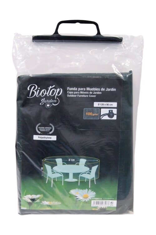 Custodia Protettrice Altadex Mobili da giardino Verde Polietilene Plastica 120 x 90 cm 100gr/m²