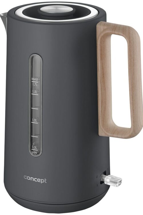 Bollitore Concept RK3370 Grigio Acciaio inossidabile 1850-2200 W 1,7 L