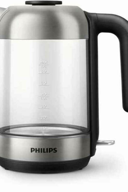 Bollitore Philips HD9339/80 Nero Grigio 2200 W 1,7 L Acciaio inossidabile Acciaio