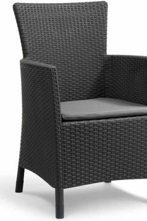 Poltrona da giardino Allibert by KETER 215526 Grigio 62 x 60 x 89 cm