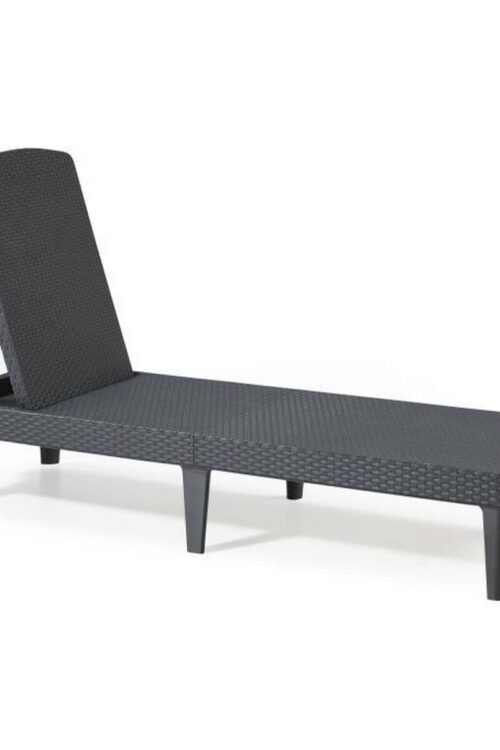 Lettino Allibert Jaipur Grigio scuro 187 x 58 x 29 cm
