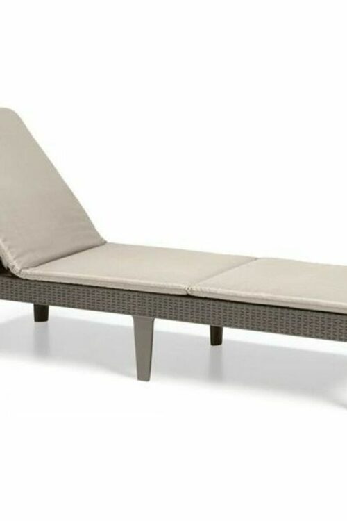 Lettino Algon Allibert Marrone 187 x 58 x 29 cm
