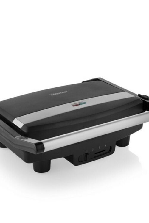 Grill a contatto Tristar GR-2856 1000W Nero Acciaio 28 x 19 cm
