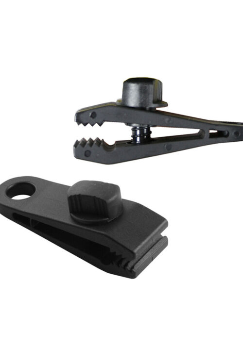 Set di morsetti per tende e teloni Bensontools Clip Nero 4 Unità Ø 0,27 x 8 x 3 cm