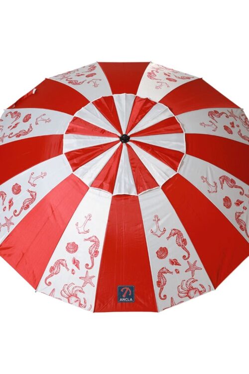 Ombrellone Rosso Ø 220 cm SPF50+ Marino