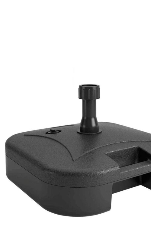 Base per Ombrellone Aktive 44,5 x 12,5 x 44,5 cm Nero Plastica