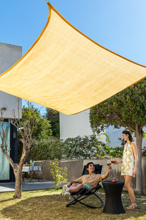 Tenda Parasole a Vela Rettangolare Shazail InnovaGoods 2 x 3 m