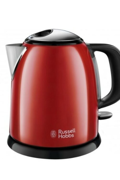Bollitore Russell Hobbs 24992-70 1 L 2400W Rosso Acciaio inossidabile Plastica/Acciaio inossidabile 2400 W 1 L